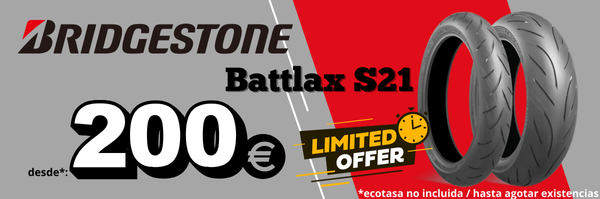 Promoción Bridgestone Battlax S21 desde 200€